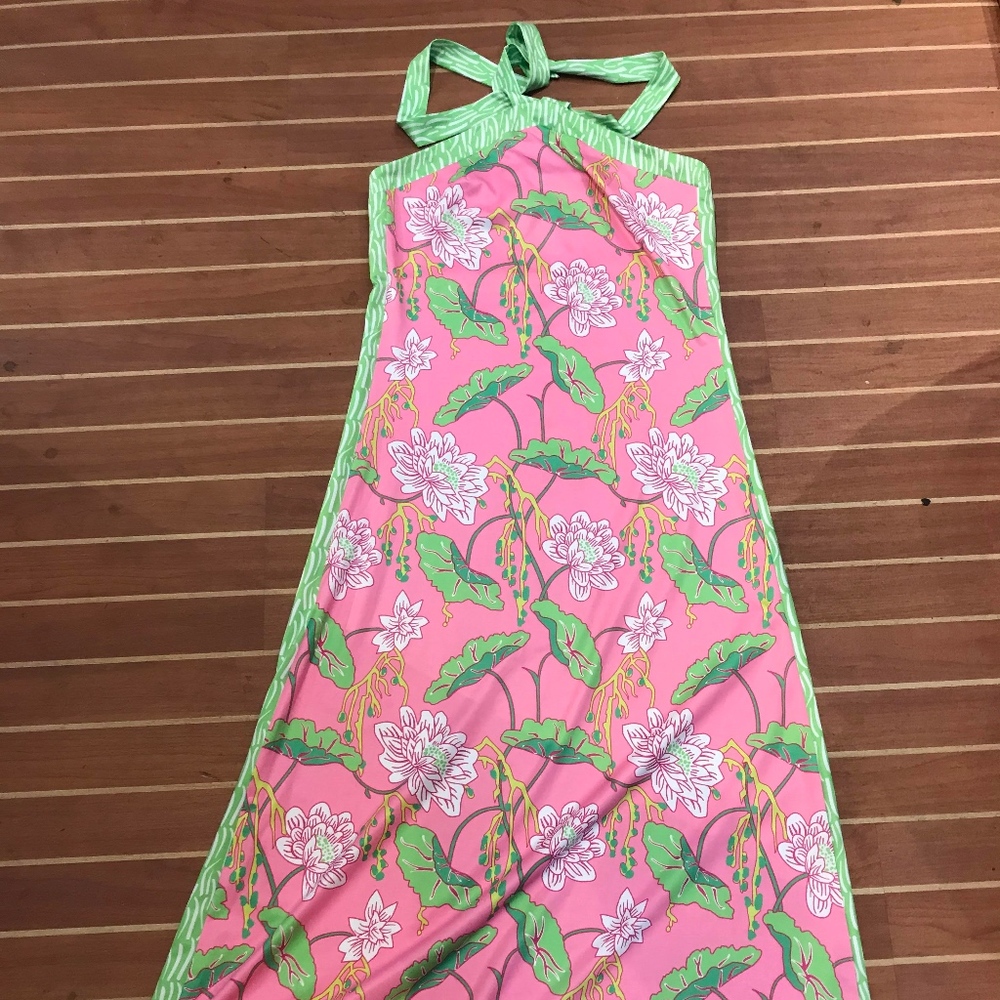 NWT Gretch Scott Long Halter Dress-Small